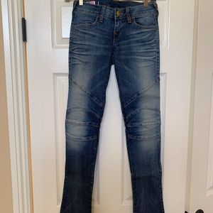 TRUE RELIGION Moto Style Baby Bootcut Jean
